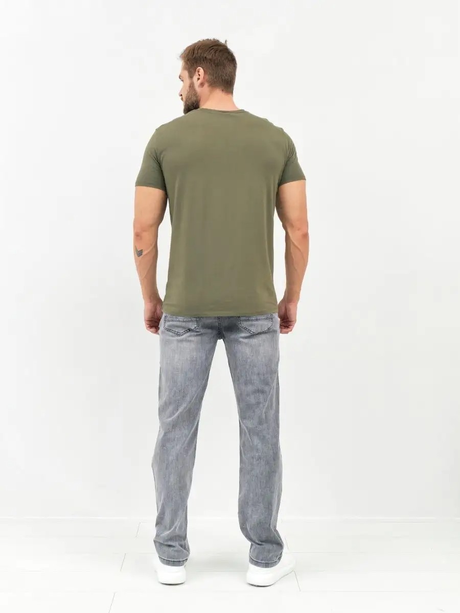 Джинсовые брюки прямые классические Blabando BL-0168 (р.р. 33-42 / 8 шт в упаковке)