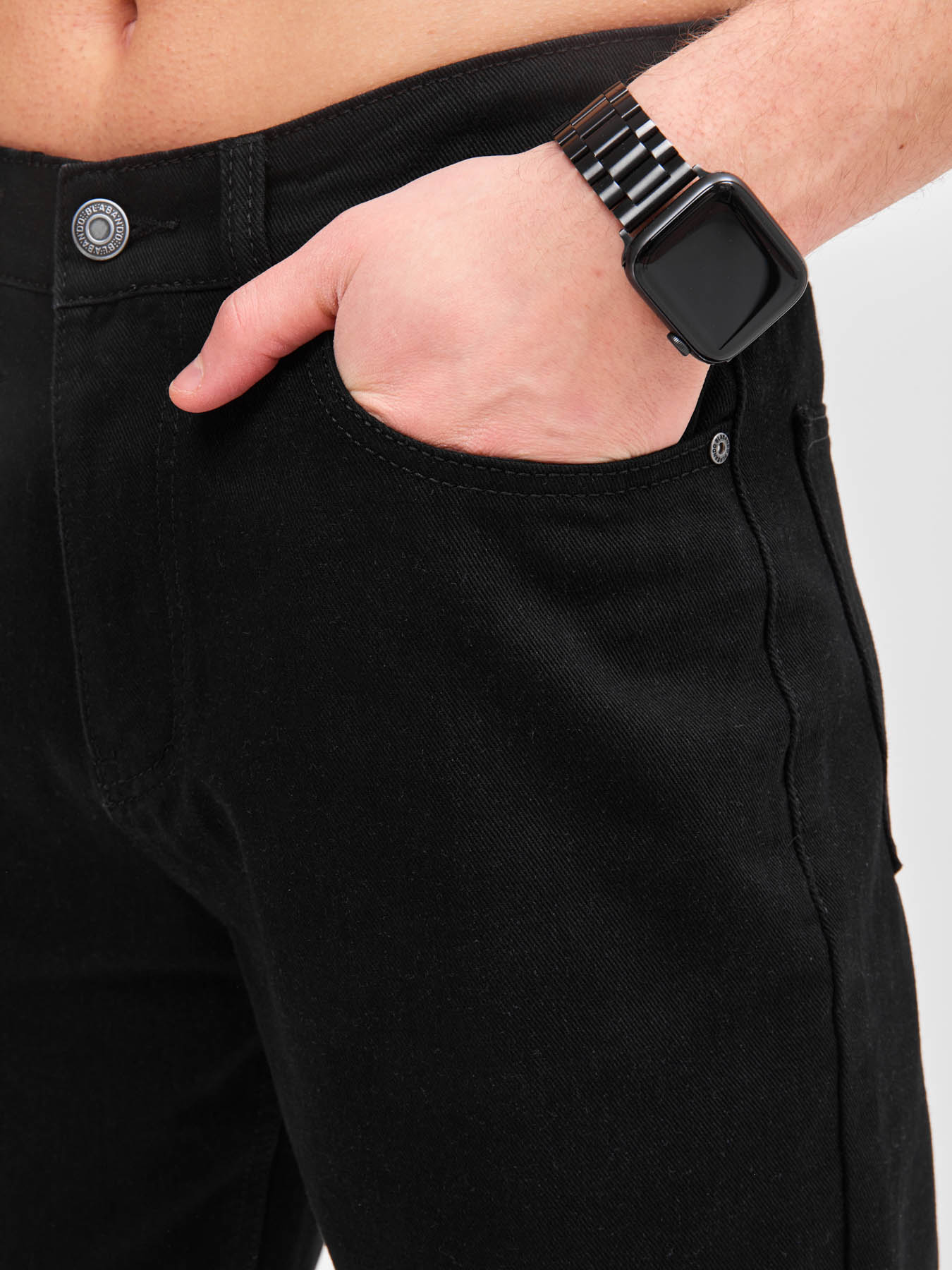 Джинсовые брюки широкие бананы Blabando BL-0192M (р.р. 29-38 / 8 шт. в упаковке)