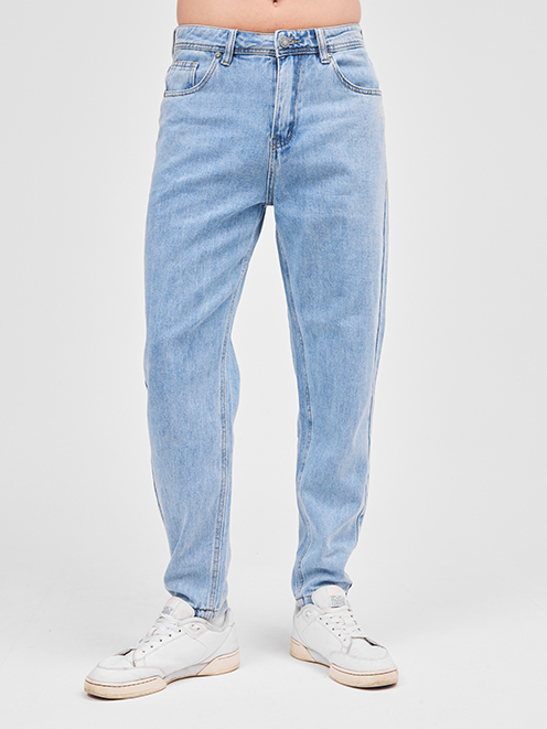 Джинсовые брюки широкие бананы Blabando BL-0188M (р.р. 29-38 / 8 шт. в упаковке)