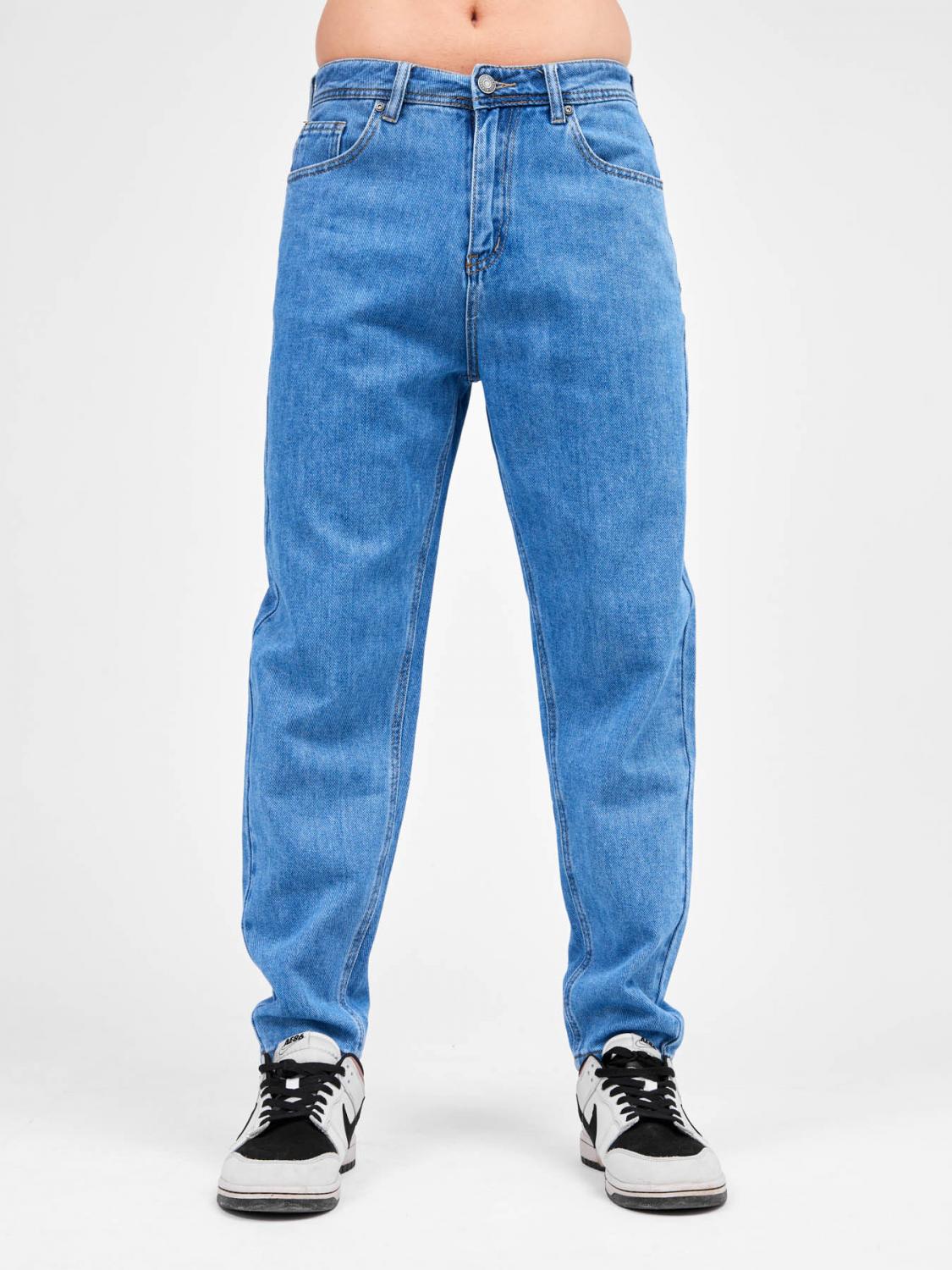 Джинсовые брюки широкие бананы Blabando BL-0189M (р.р. 29-38 / 8 шт. в упаковке)