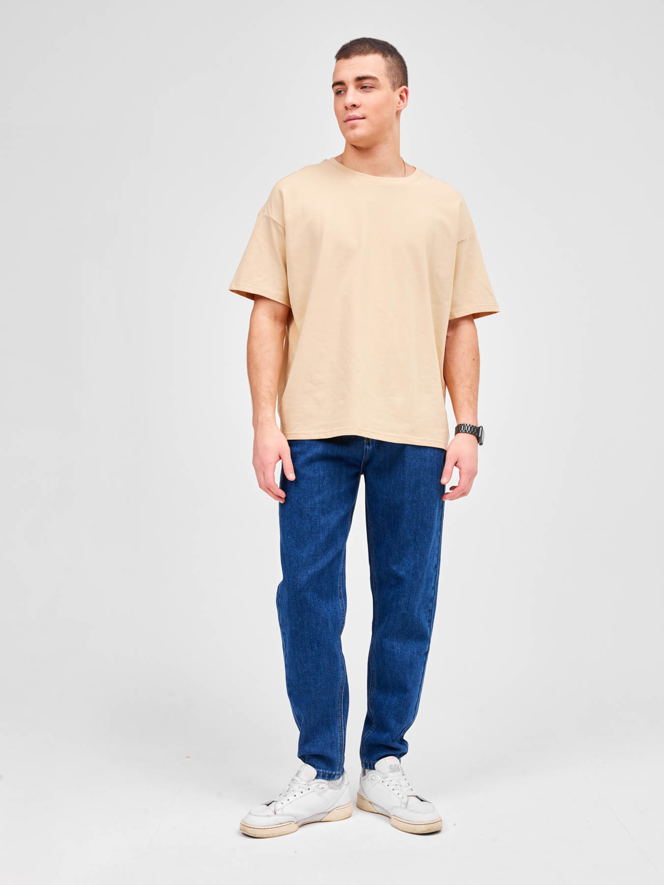 Джинсовые брюки широкие бананы Blabando BL-0190M (р.р. 29-38 / 8 шт. в упаковке)