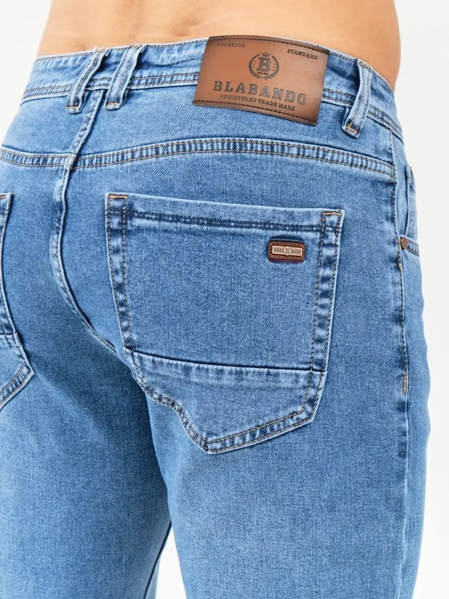 Джинсовые брюки прямые классические Blabando BL-0125 (р.р. 30-40 / 8 шт в упаковке) Джинсовые брюки прямые классические Blabando BL-0125 (р.р. 30-40 / 8 шт в упаковке)