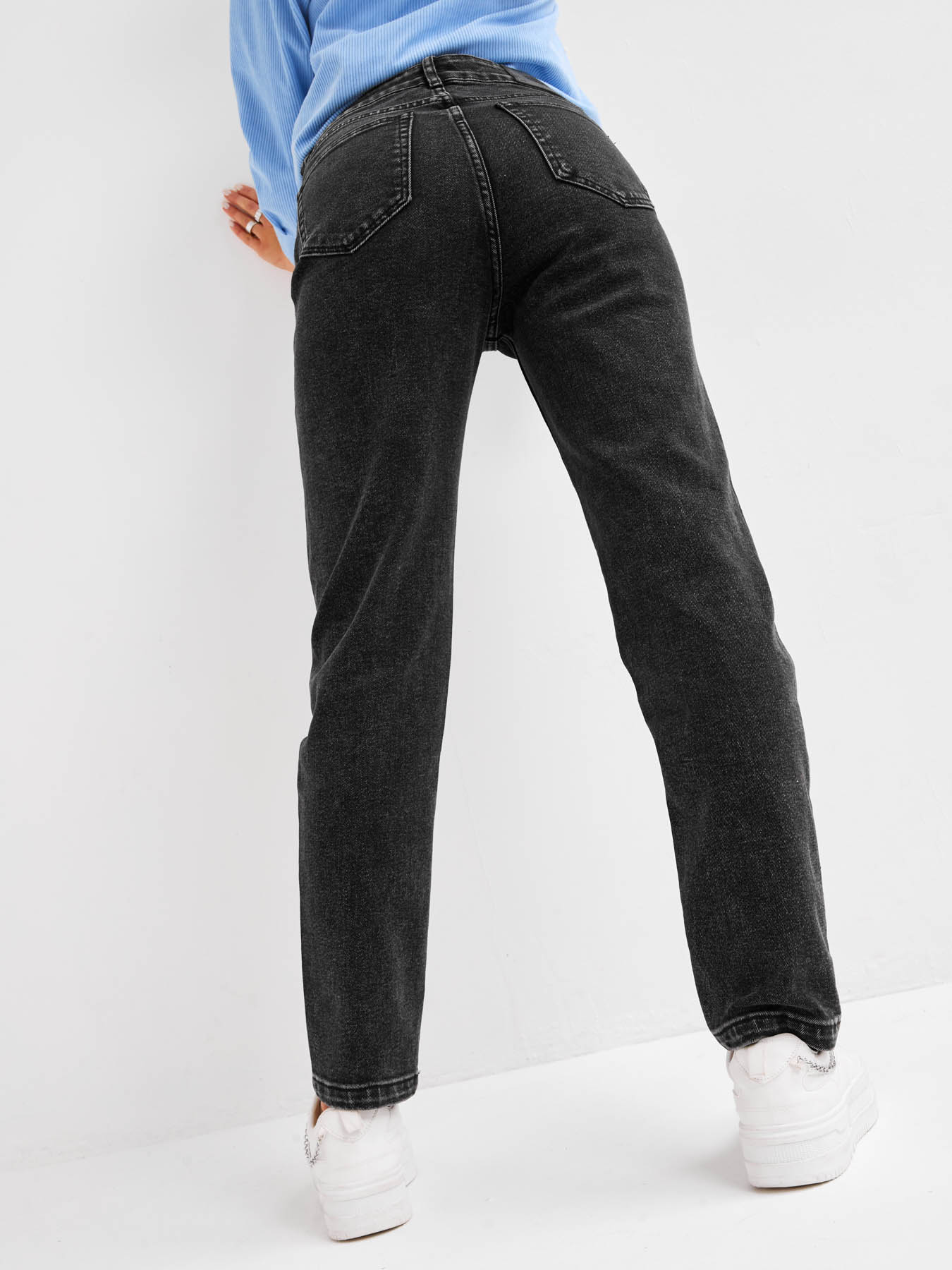 Джинсовые брюки мом Blabando BL-0202W (р.р. 25-29 / 5 шт. в упаковке)