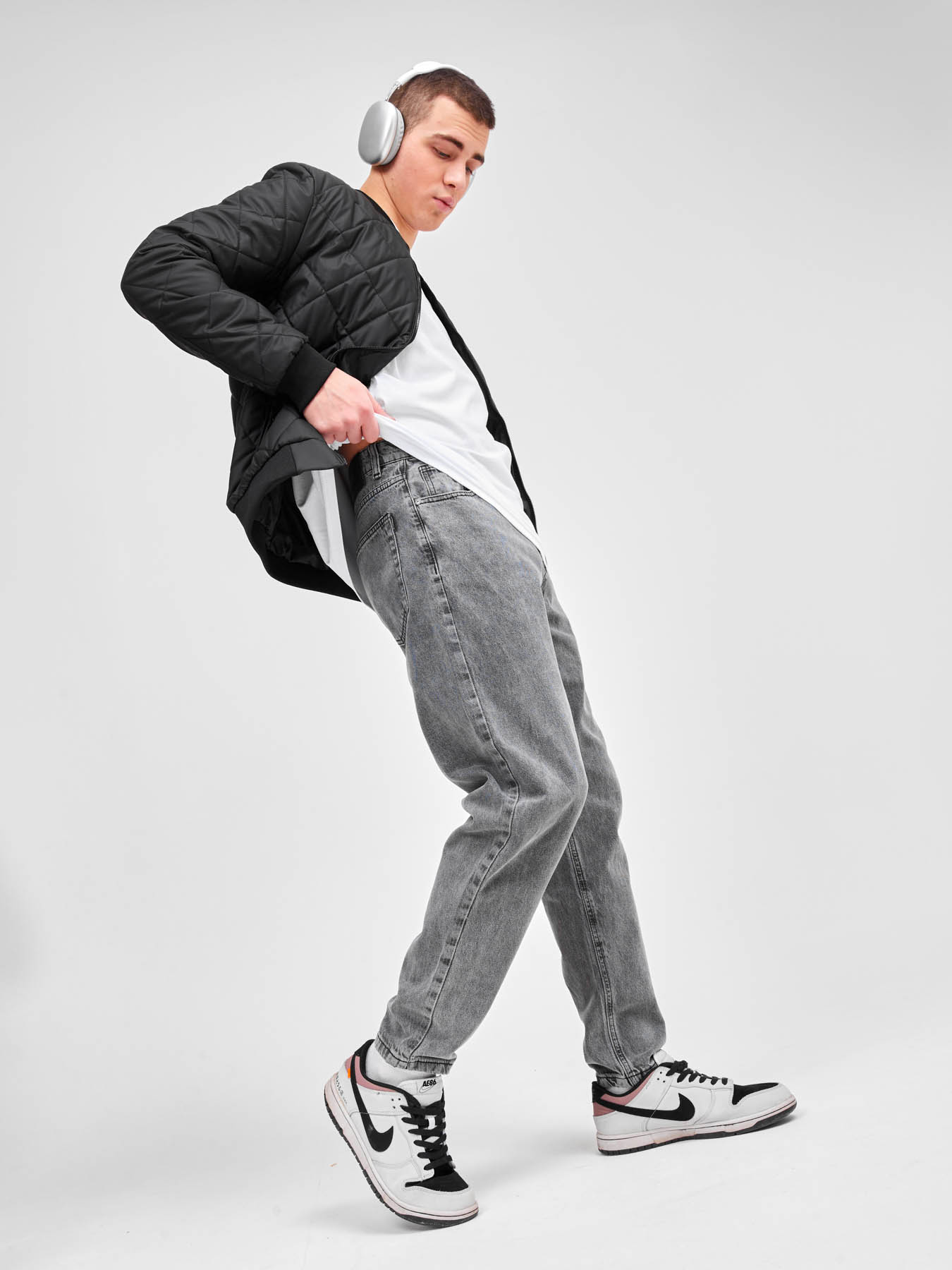 Джинсовые брюки широкие бананы Blabando BL-0191M (р.р. 29-38 / 8 шт. в упаковке)