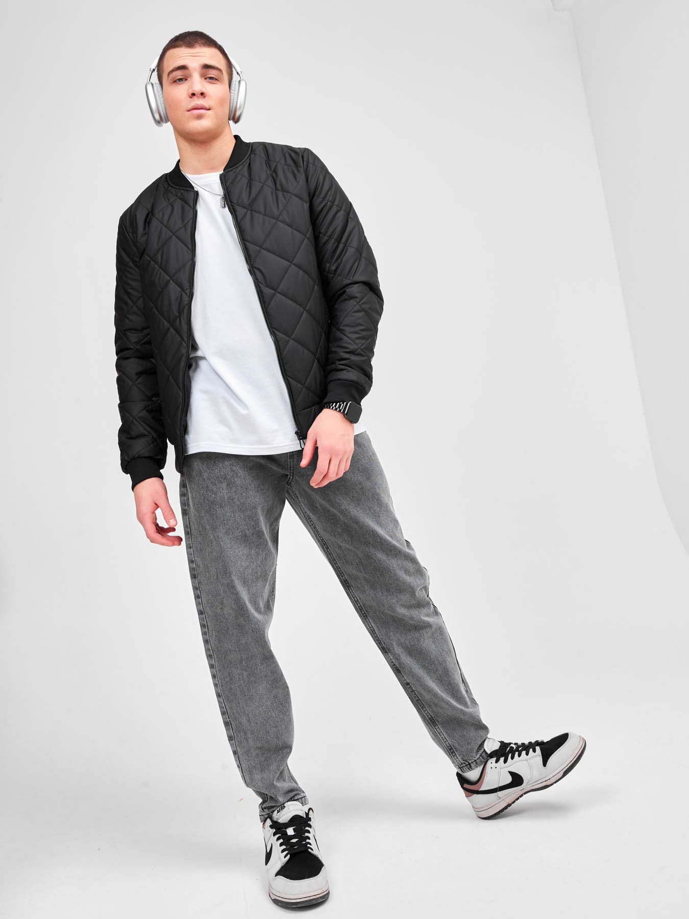 Джинсовые брюки широкие бананы Blabando BL-0191M (р.р. 29-38 / 8 шт. в упаковке)