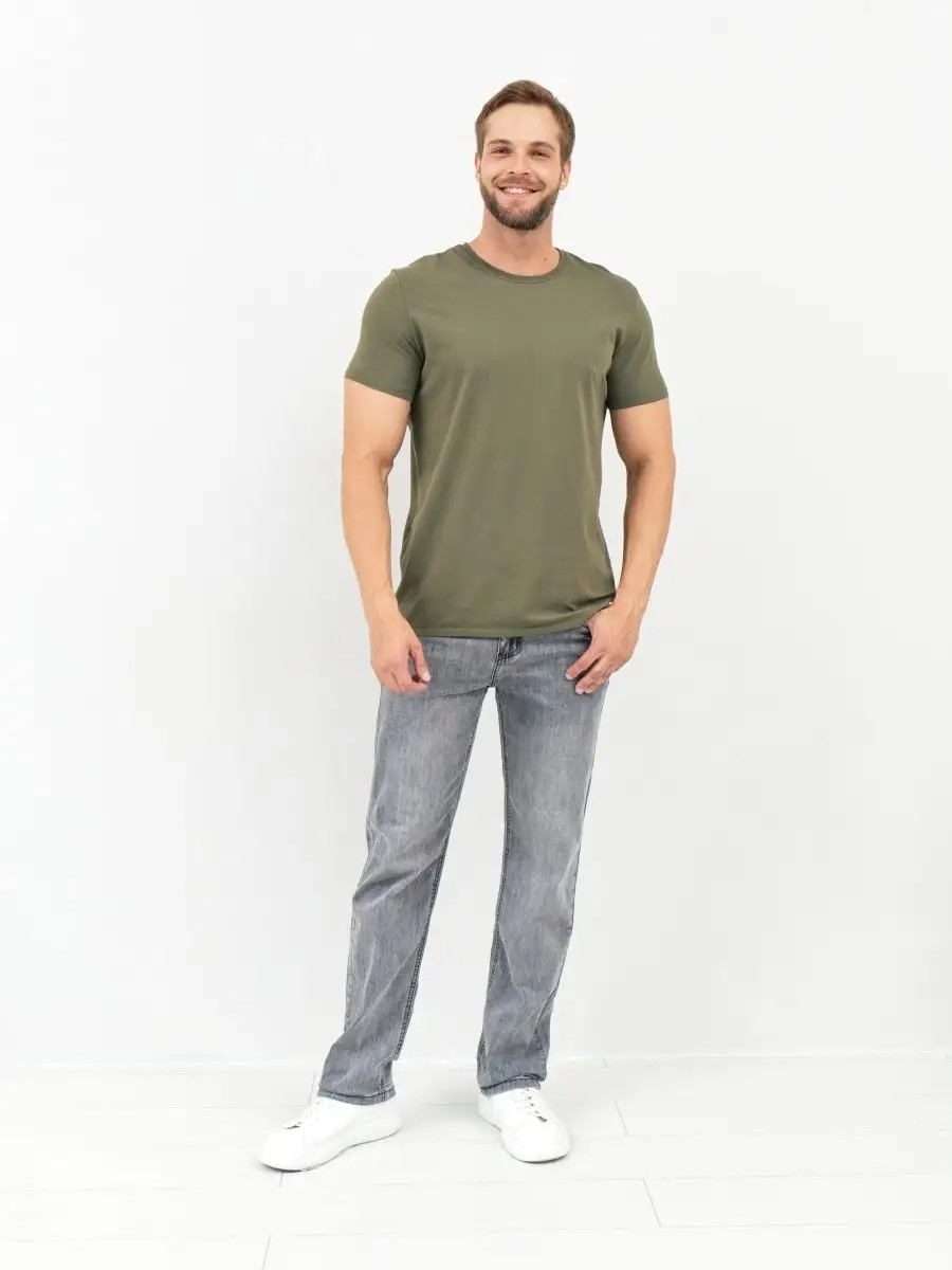 Джинсовые брюки прямые классические Blabando BL-0168 (р.р. 33-42 / 8 шт в упаковке)