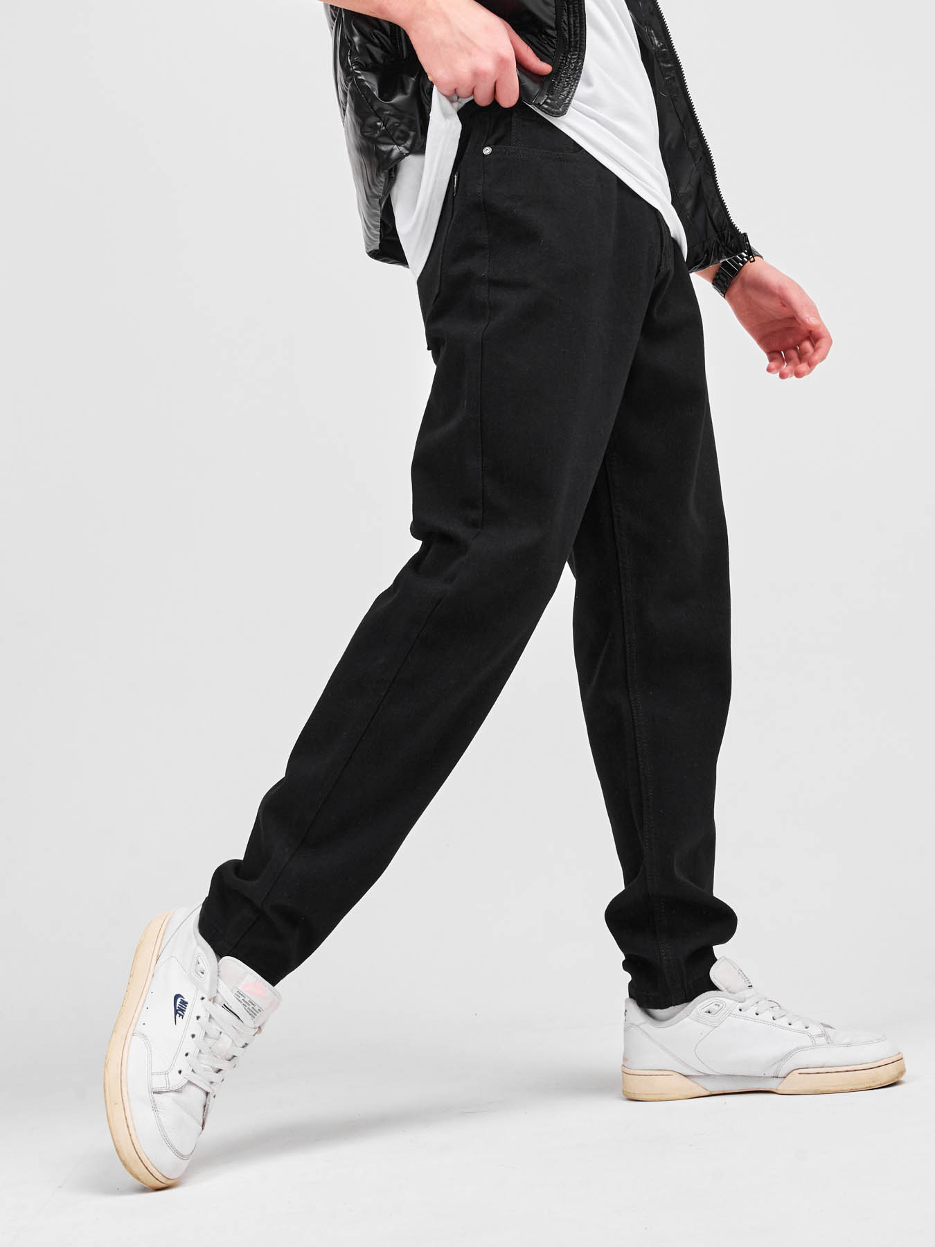Джинсовые брюки широкие бананы Blabando BL-0192M (р.р. 29-38 / 8 шт. в упаковке)