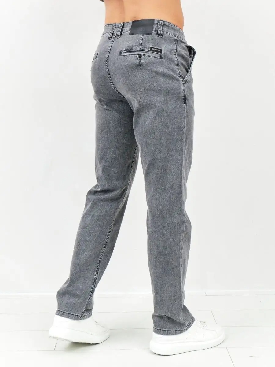 Джинсовые брюки прямые классические Blabando BL-0167 (р.р. 30-40 / 8 шт в упаковке)