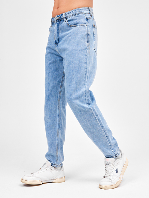 Джинсовые брюки широкие бананы Blabando BL-0188M (р.р. 29-38 / 8 шт. в упаковке)