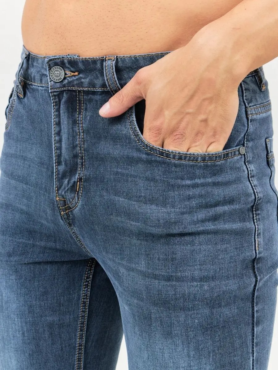Джинсовые брюки прямые классические Blabando BL-0126 (р.р. 32-40 / 8 шт в упаковке) Джинсовые брюки прямые классические Blabando BL-0126 (р.р. 32-40 / 8 шт в упаковке)
