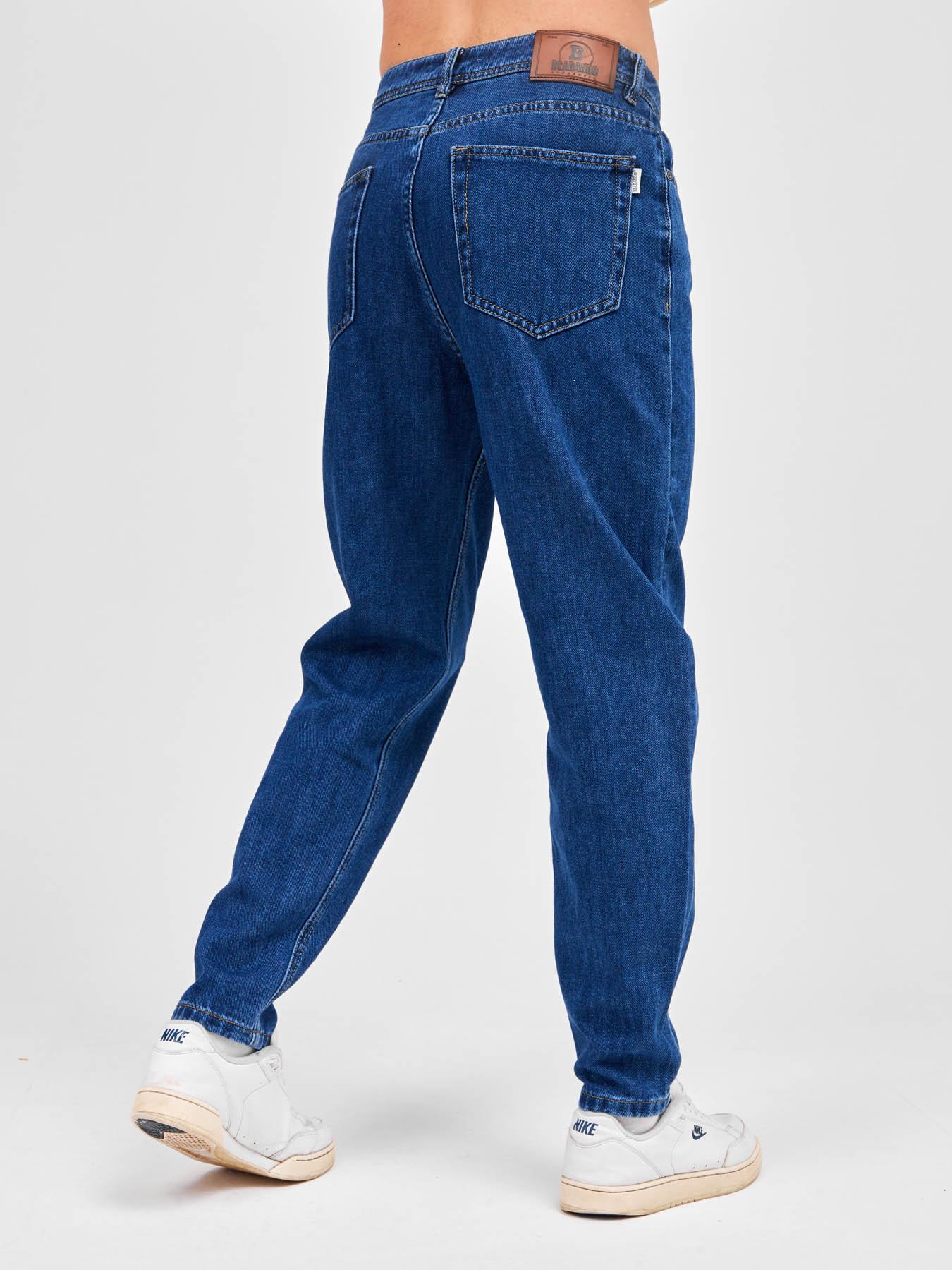 Джинсовые брюки широкие бананы Blabando BL-0190M (р.р. 29-38 / 8 шт. в упаковке)