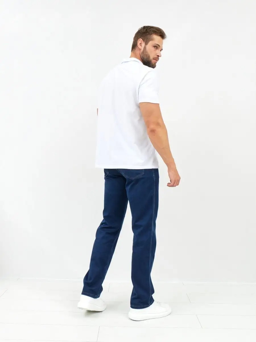 Джинсовые брюки прямые классические Blabando BL-96 (р.р. 32-40 / 8 шт в упаковке)