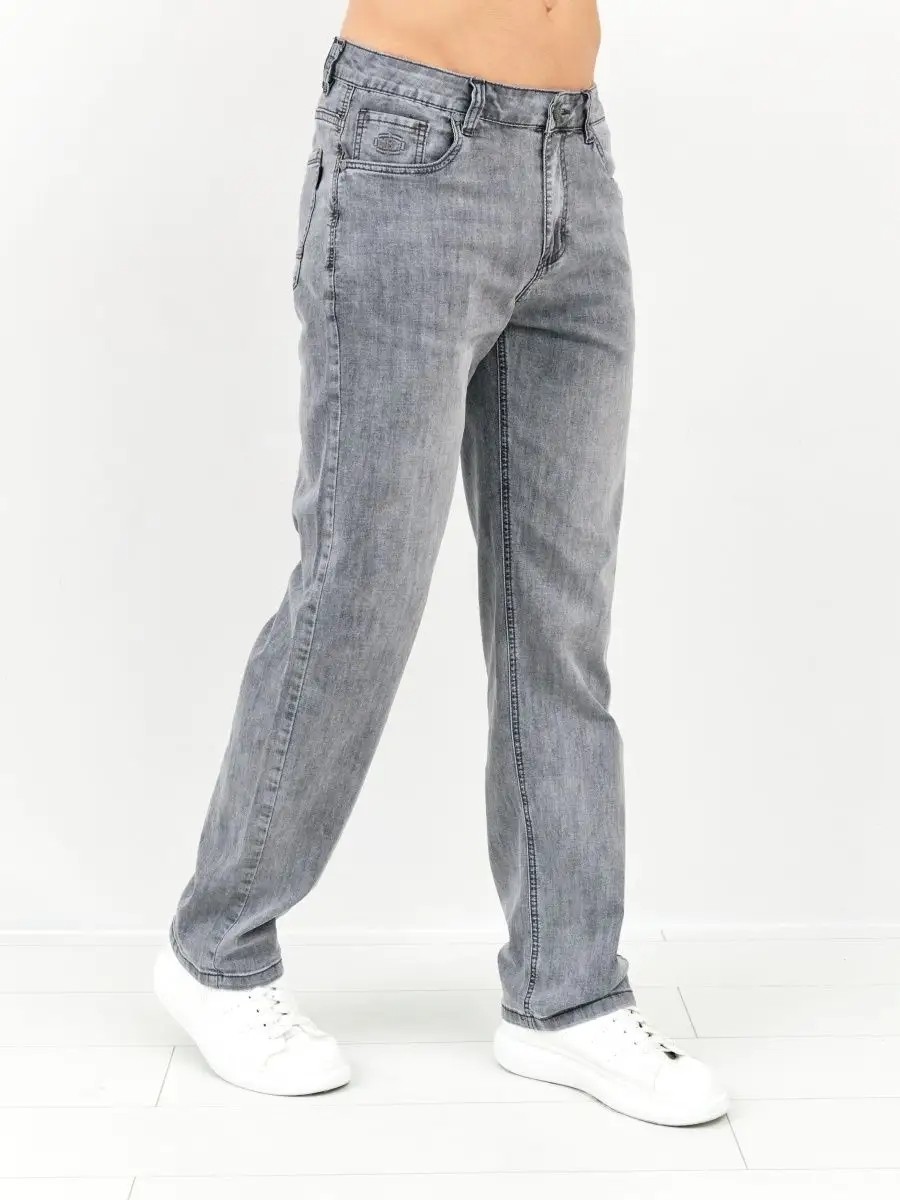 Джинсовые брюки прямые классические Blabando BL-0168 (р.р. 33-42 / 8 шт в упаковке)