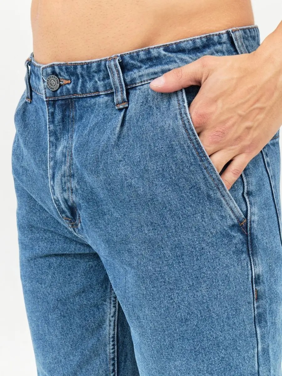 Джинсовые брюки зауженные бананы Blabando BL-0156 (р.р. 29-38 / 8 шт. в упаковке)