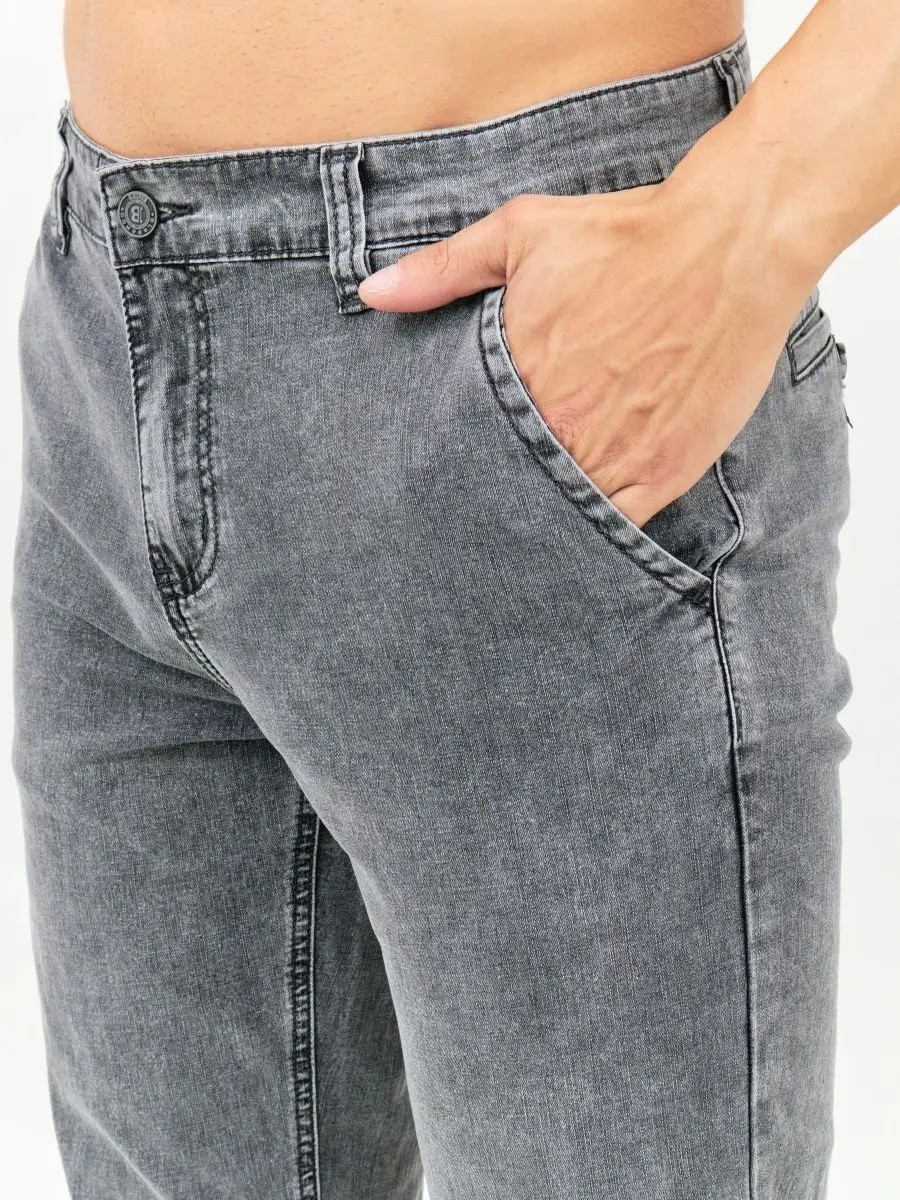 Джинсовые брюки прямые классические Blabando BL-0167 (р.р. 30-40 / 8 шт в упаковке)