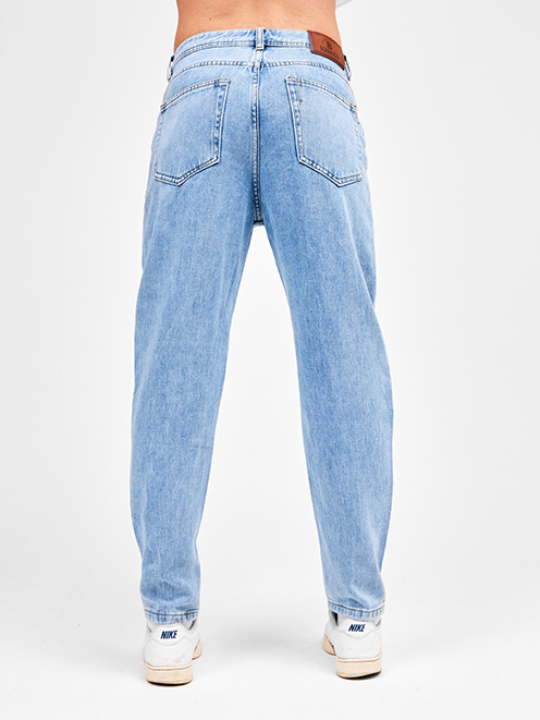 Джинсовые брюки широкие бананы Blabando BL-0188M (р.р. 29-38 / 8 шт. в упаковке)