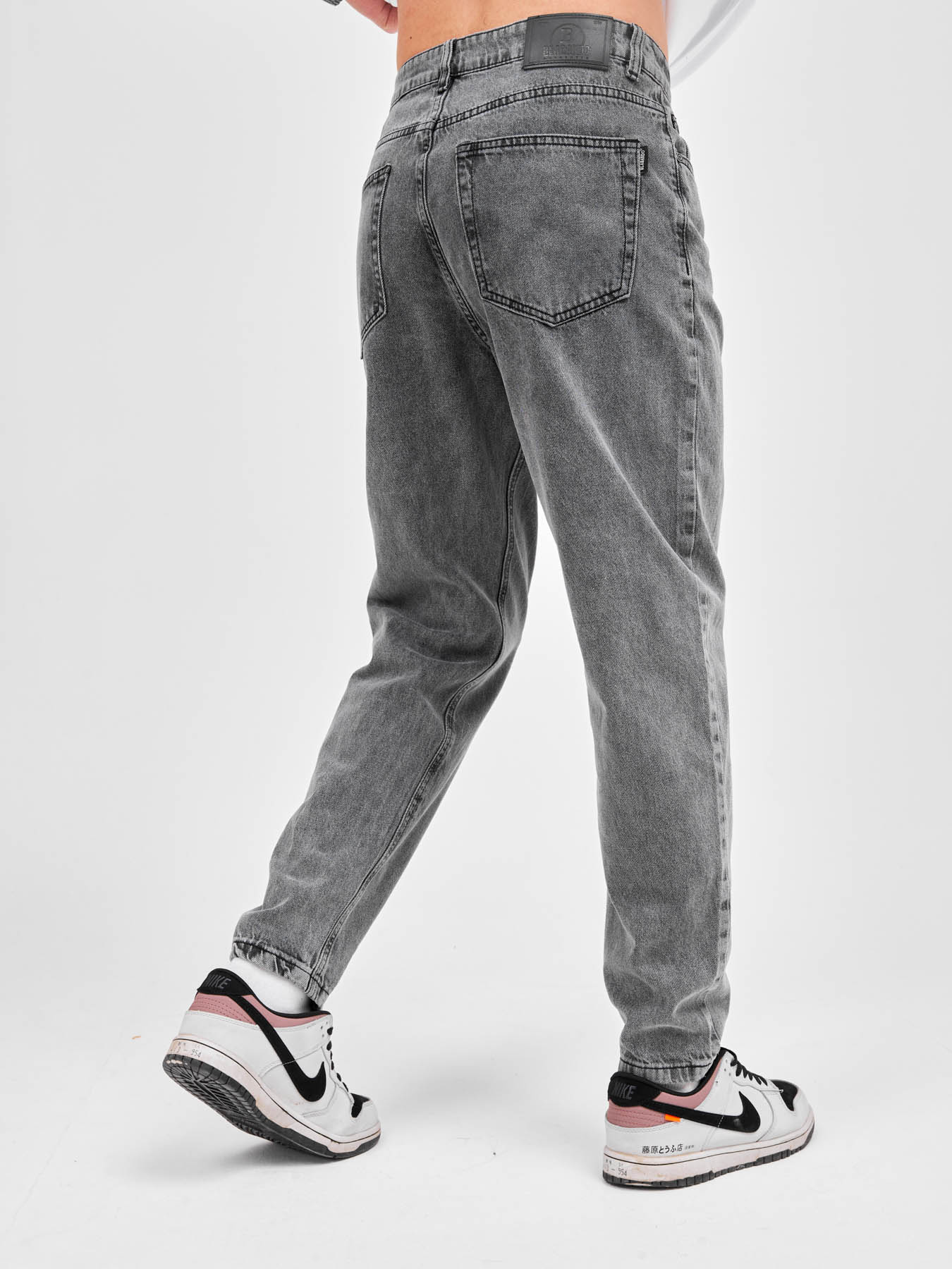Джинсовые брюки широкие бананы Blabando BL-0191M (р.р. 29-38 / 8 шт. в упаковке)
